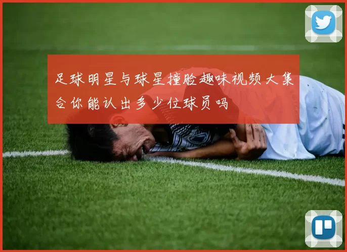 足球明星与球星撞脸趣味视频大集合你能认出多少位球员吗