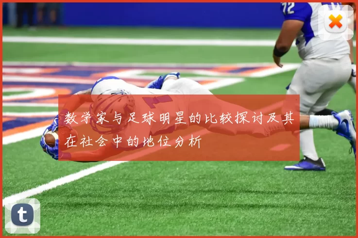 数学家与足球明星的比较探讨及其在社会中的地位分析