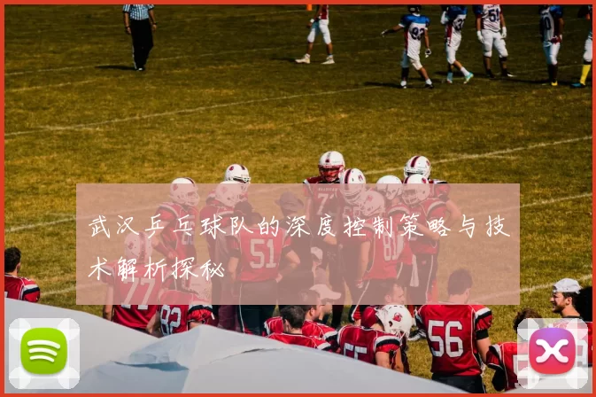 武汉乒乓球队的深度控制策略与技术解析探秘